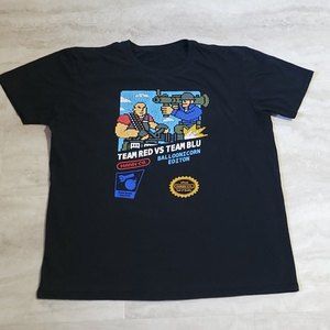 Team Red vs Team Blue "Balloonicorn Editon" Graphic Black Tagless